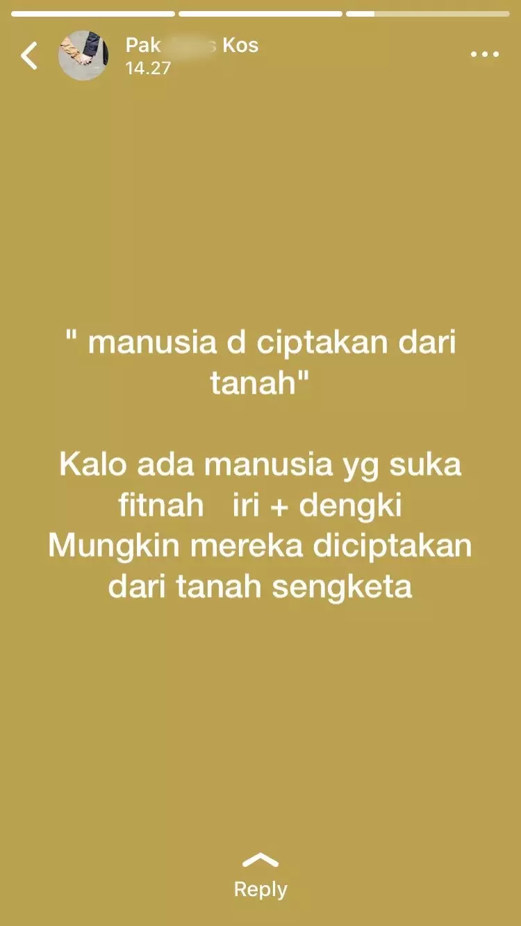 Status WA lucu pemilik kos © Twitter Status WA lucu pemilik kos © Twitter