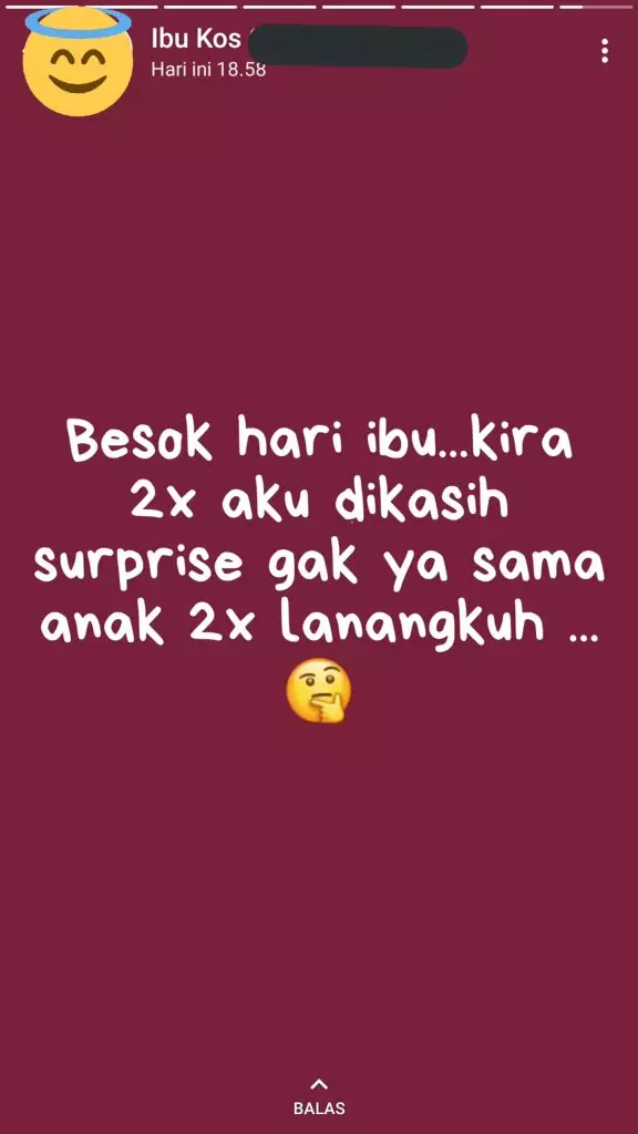 Status WA lucu pemilik kos © Twitter Status WA lucu pemilik kos © Twitter