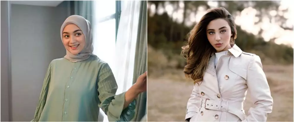 beda gaya citra kirana dan margin tanpa makeup © instagram