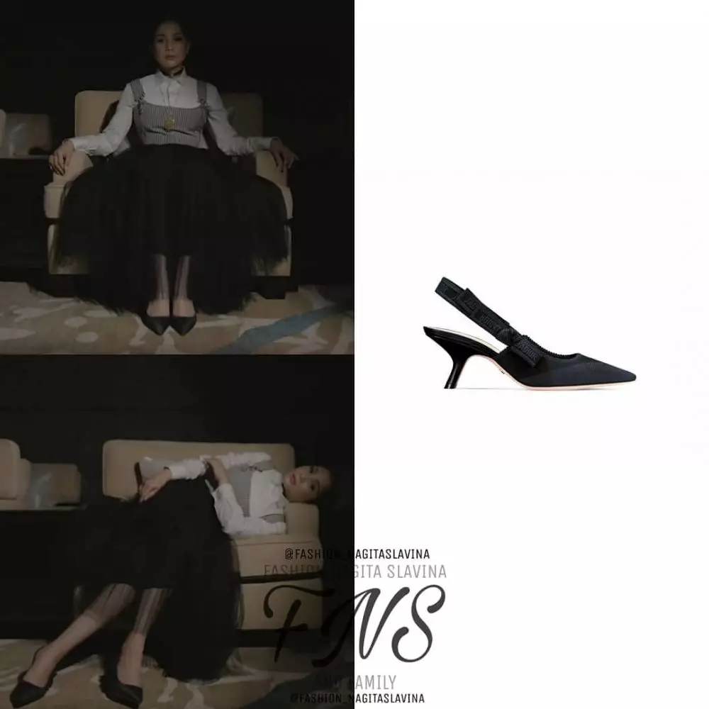 fashion item Nagita Slavina saat pemotretan © 2021 brilio.net