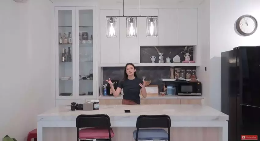 penampakan dapur fendy chow usai renovasi © YouTube