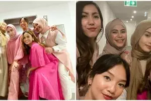 8 Momen hangat Acha Septriasa bukber bareng gengnya di Australia
