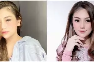 6 Gaya jadul Celine Evangelista pakai seragam sekolah, cantik abis