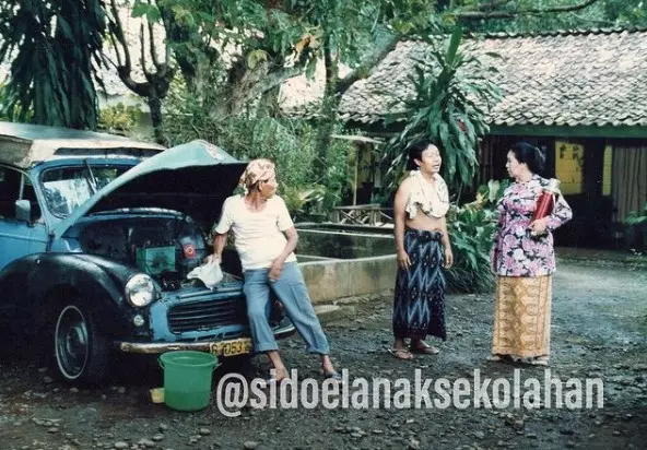 Potret lawas pemain Si Doel Anak Sekolahan saat syuting Instagram/@sidoelanaksekolahan