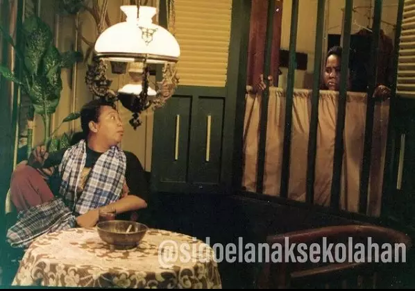 Potret lawas pemain Si Doel Anak Sekolahan saat syuting Instagram/@sidoelanaksekolahan