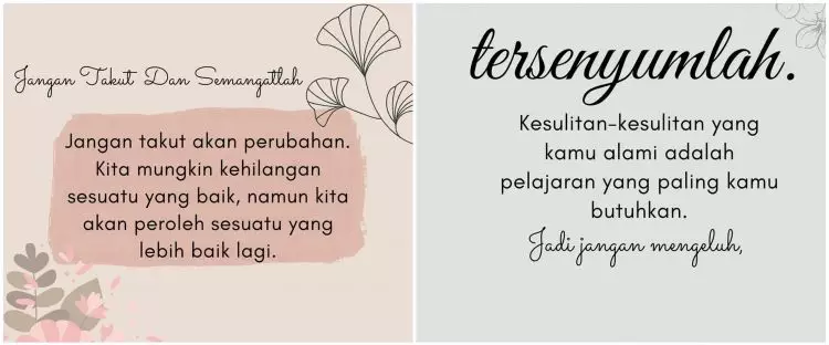 50 Kata-kata menenangkan hati dan pikiran, terbaik dan bikin semangat