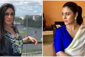 10 Beda gaya Kajol dan Kareena Kapoor tanpa makeup, tetap memesona