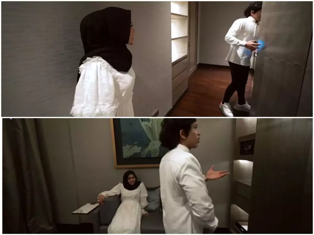 potret hotel aurel dan atta menginap © YouTube