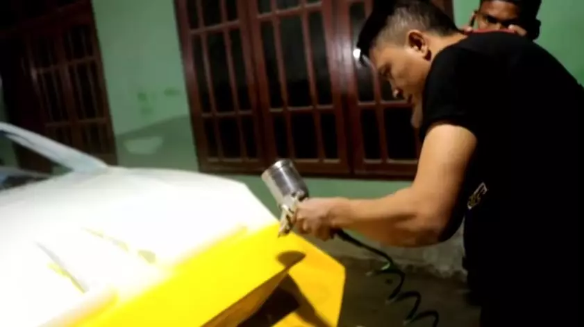 Potret mobil sport Brigadir Ian Aditya Youtube/IAN BAPONTAR