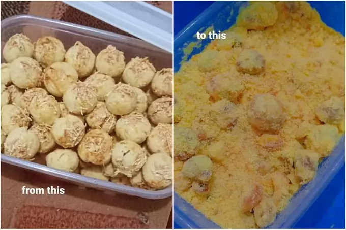 kue kering hancur efek pengiriman  © 2021 berbagai sumber