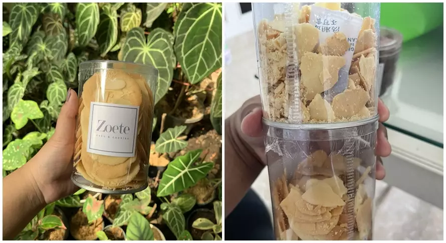 kue kering hancur efek pengiriman  © 2021 berbagai sumber