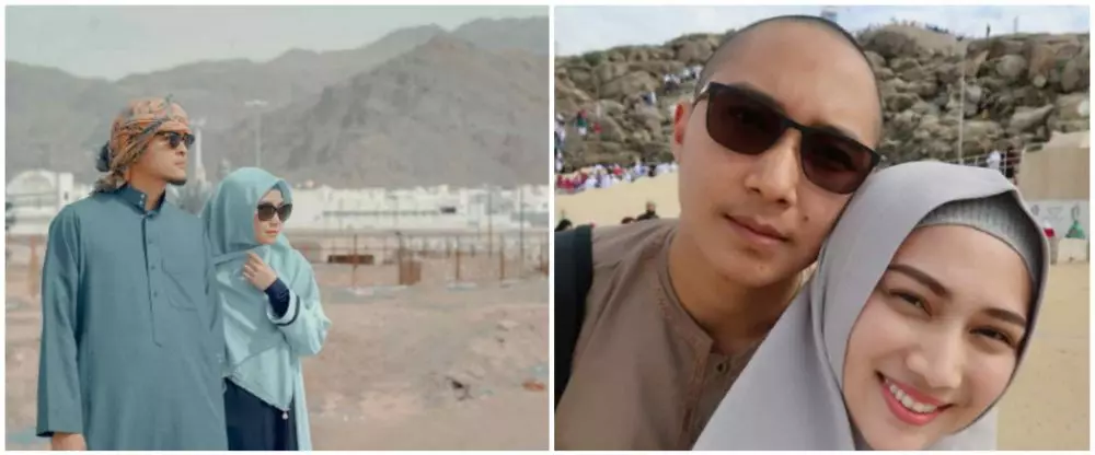 gaya berhijab Anisa Rahma vs Melody © 2021 brilio.net