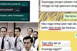 10 Chat lucu pasangan terlalu bucin, bikin geli bacanya