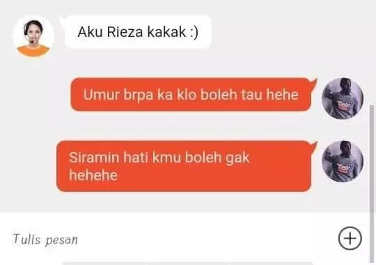 chat lucu dengan admin call center Berbagai sumber