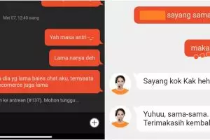 10 Chat lucu dengan admin aplikasi oline shop, nyeleneh dan kocak