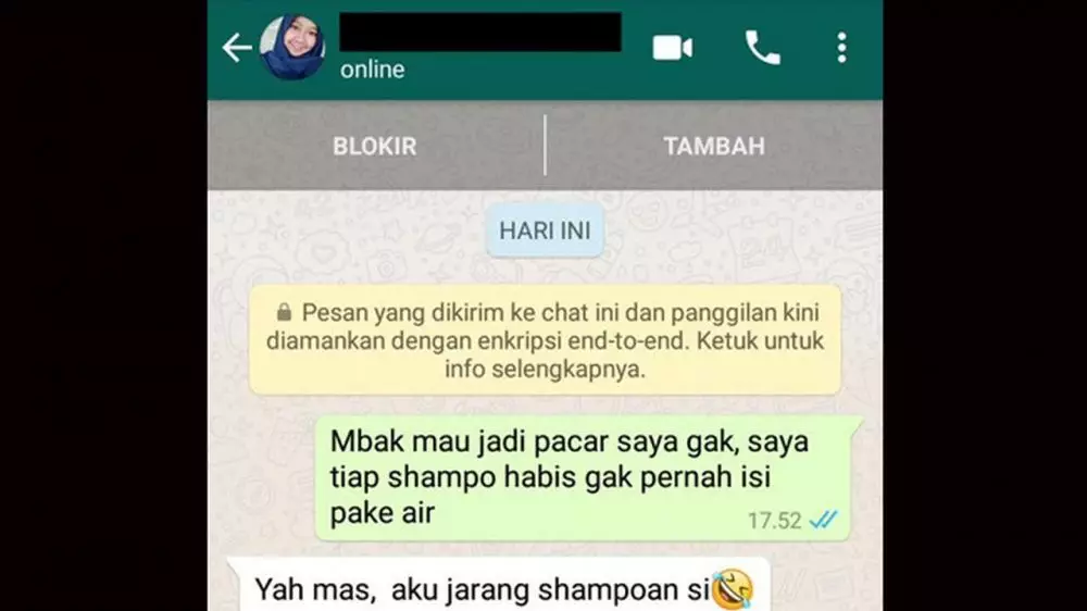 chat cowok nembak cewek endingnya ngenes Berbagai sumber