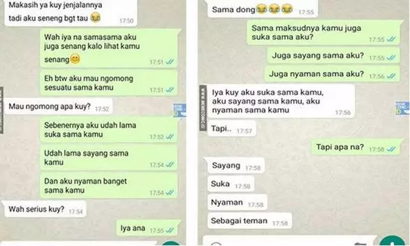 chat cowok nembak cewek endingnya ngenes Berbagai sumber