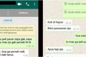 20 Chat lucu cowok nembak cewek, endingnya ngenes abis