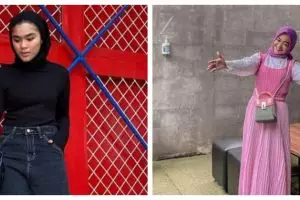 10 Gaya outfit seleb hijabers Tanah Air di keseharian, menginspirasi