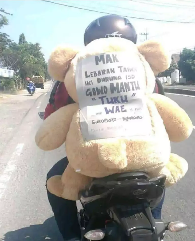 tulisan pemudik untuk orang tua © 2021 brilio.net