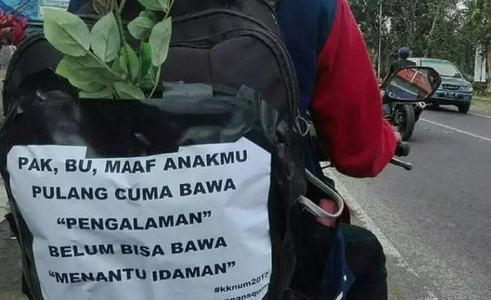 tulisan pemudik untuk orang tua © 2021 brilio.net