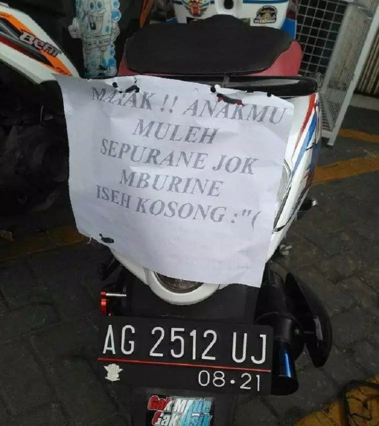 tulisan pemudik untuk orang tua © 2021 brilio.net