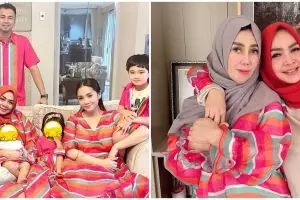 10 Momen Lebaran keluarga Nagita Slavina, Rafathar dapat THR dolar AS