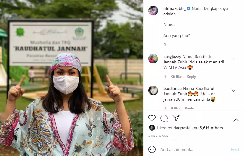 Nirina Zubir tuai pujian warganet © Instagram/@nirinazubir_ Nirina Zubir tuai pujian warganet © Instagram/@nirinazubir_