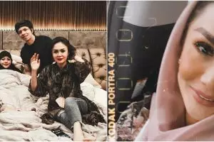 7 Momen Krisdayanti jenguk Aurel saat Lebaran, penuh kehangatan