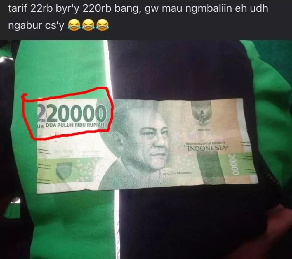 penampakan duit nyeleneh © 2021 Instagram penampakan duit nyeleneh © 2021 Instagram