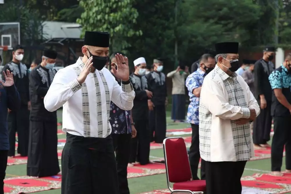 Momen keluarga SBY rayakan Lebaran Instagram © 2021 brilio.net