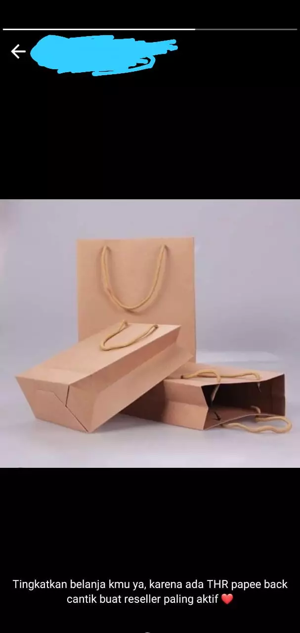 status WA seller kasih THR Berbagai sumber