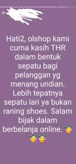 status WA seller kasih THR Berbagai sumber