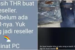 8 Status WA lucu seller olshop kasih THR ini malah bikin gagal paham
