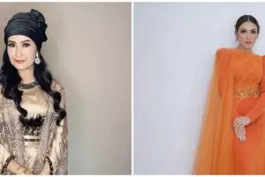 10 Gaya busana pedangdut rayakan Lebaran, Ayu Ting Ting curi perhatian