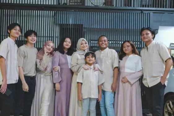 keluarga Sule rayakan lebaran © 2021 brilio.net