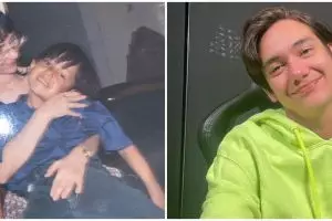 Potret masa kecil 10 seleb tampan bareng orang tua bule, gemesin abis