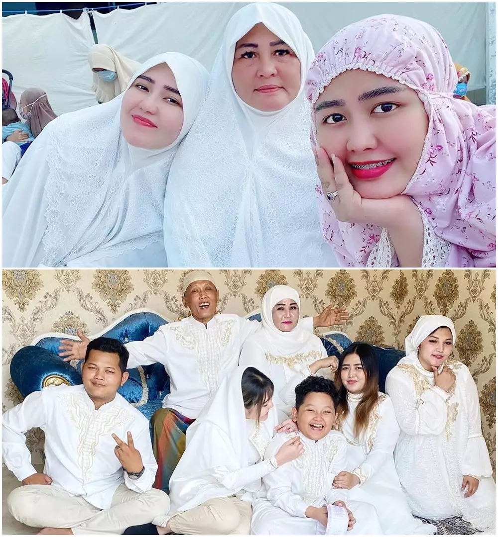 Momen lebaran keluarga pedangdut © 2021 brilio.net