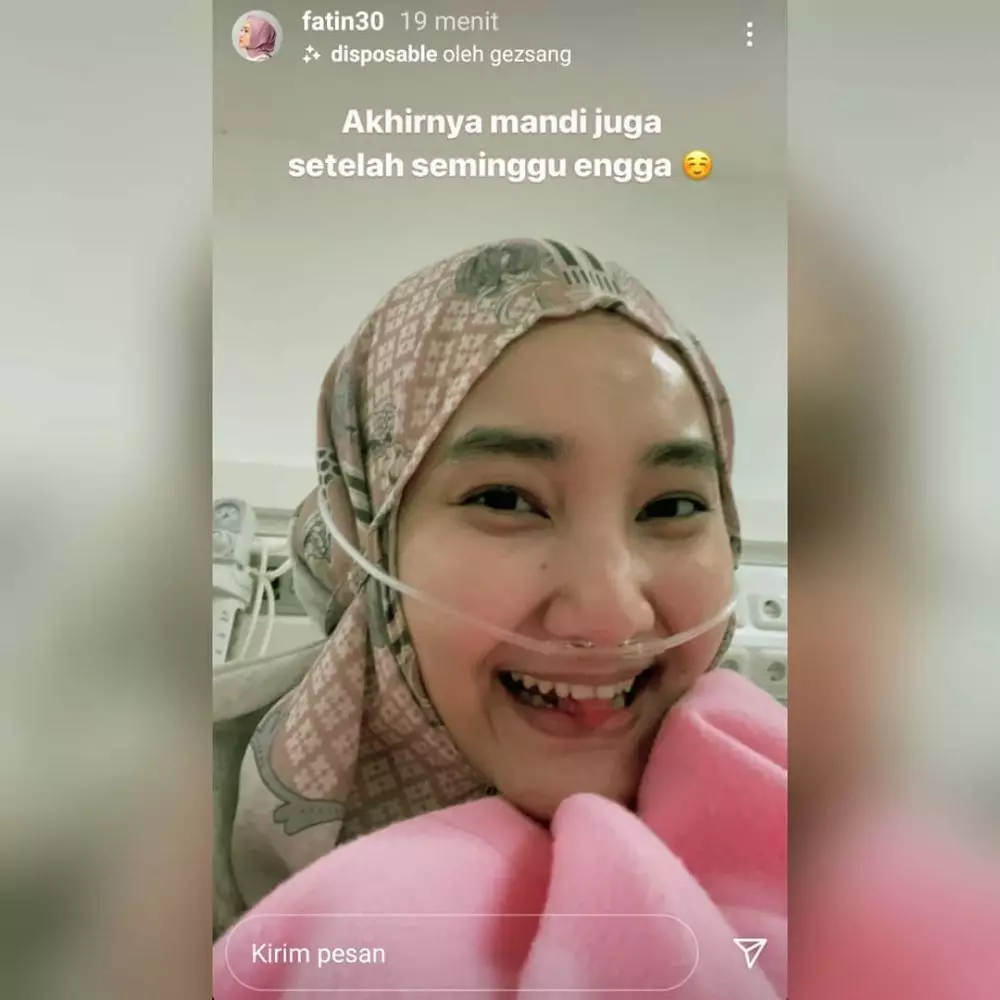 Kondisi Fatin saat Covid-19 © 2021 brilio.net Kondisi Fatin saat Covid-19 © 2021 brilio.net