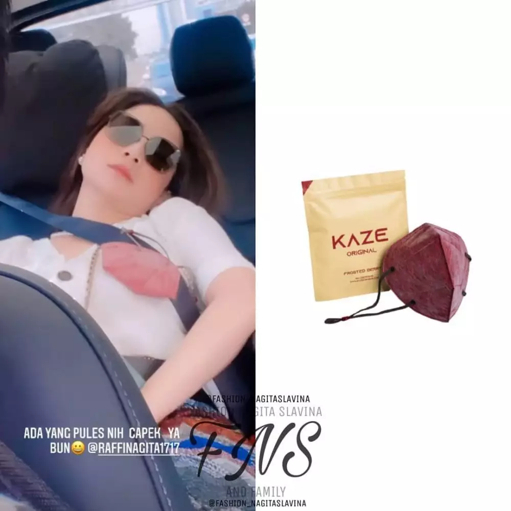 Taksiran harga 10 perlengkapan prokes Nagita Slavina © Instagram/fashion_nagitaslavina