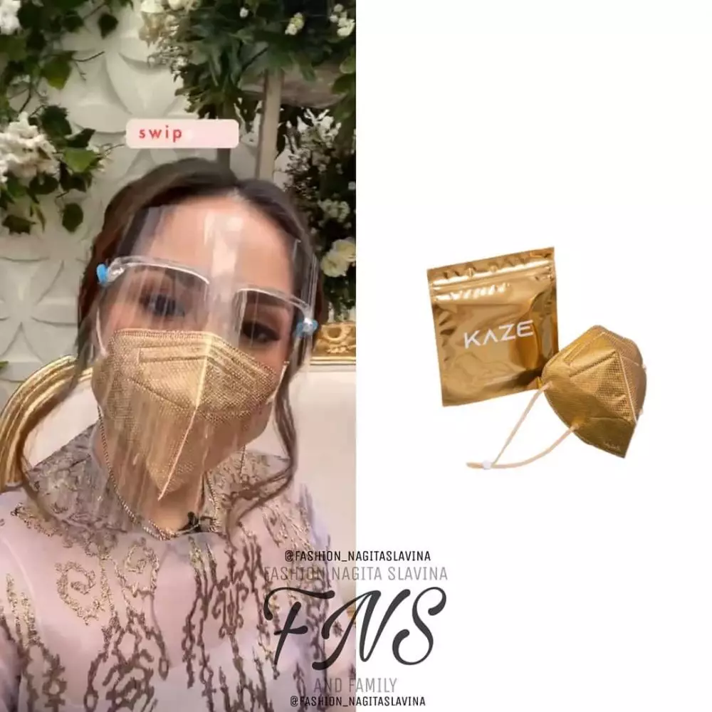 Taksiran harga 10 perlengkapan prokes Nagita Slavina © Instagram/fashion_nagitaslavina