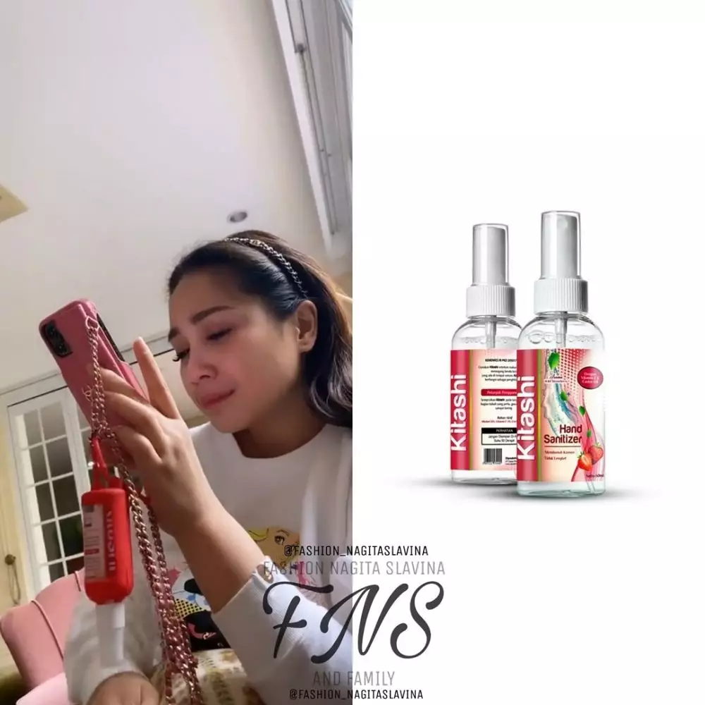 Taksiran harga 10 perlengkapan prokes Nagita Slavina © Instagram/fashion_nagitaslavina