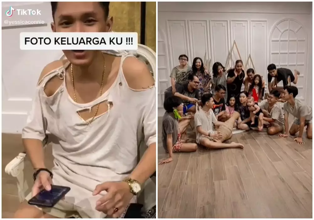 foto keluarga antimainstream © 2021 TikTok