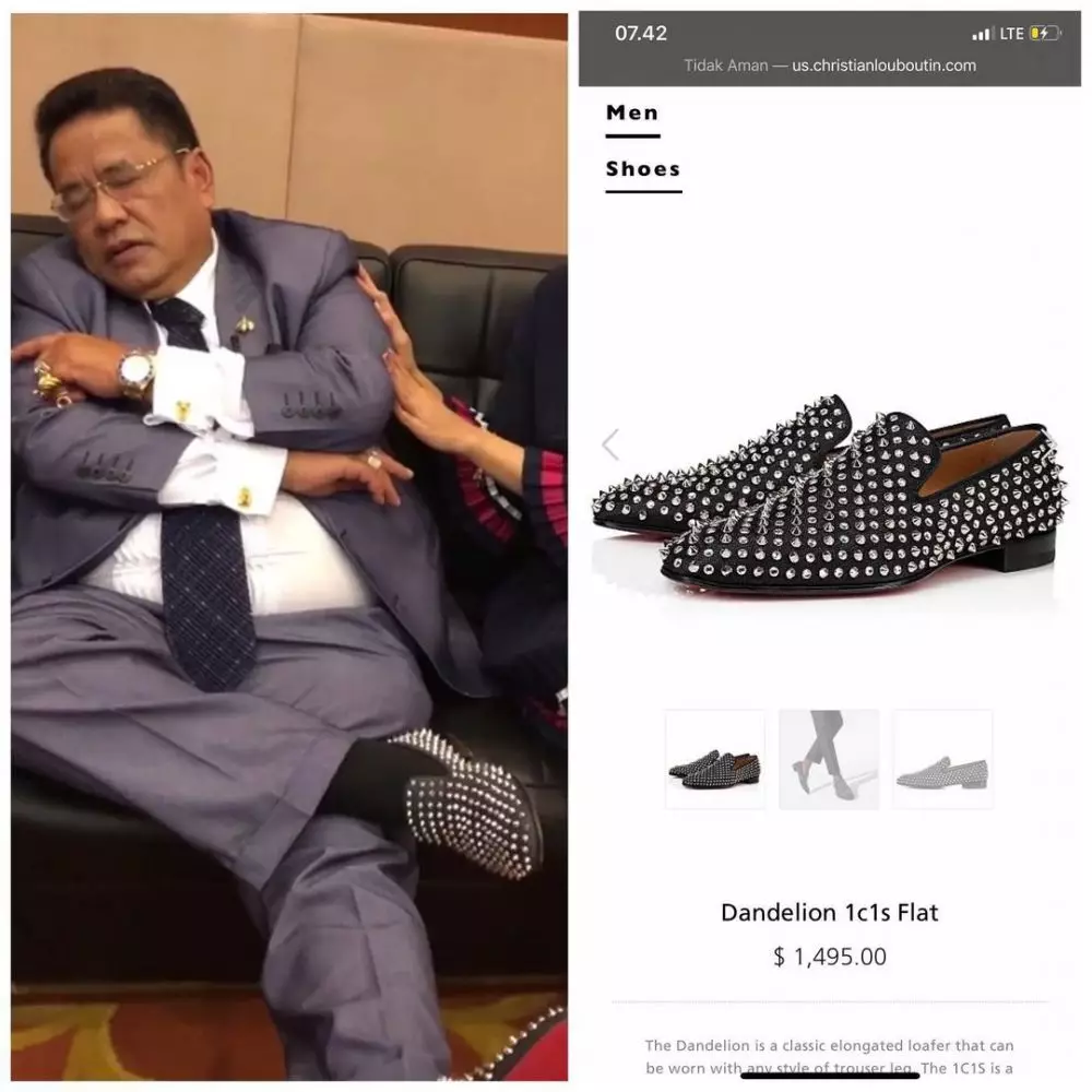 harga sepatu Hotman Paris © 2021 brilio.net