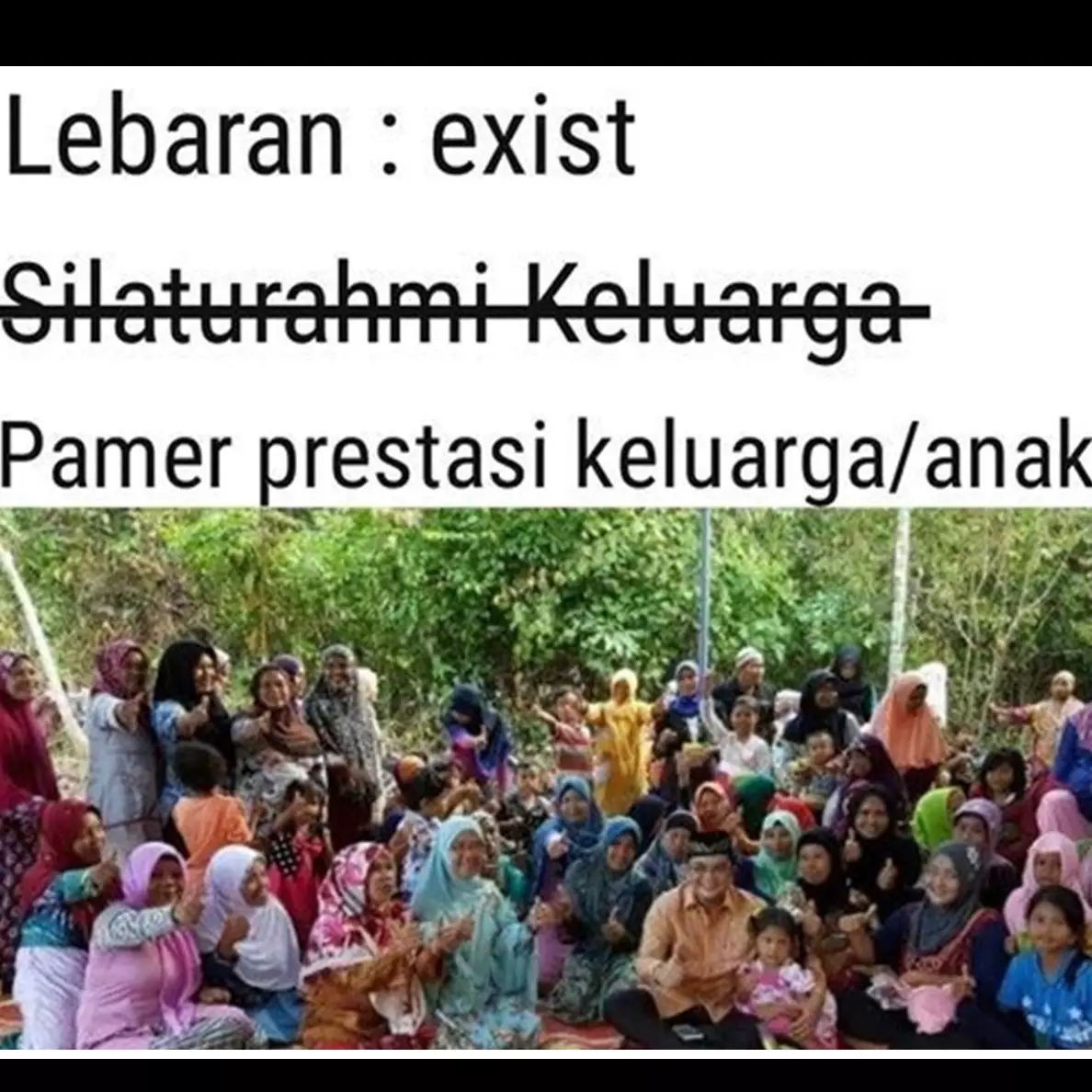 10 Meme lucu silaturahmi saat Lebaran ini bikin senyum tipis