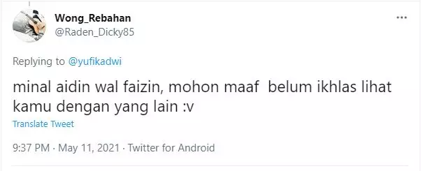 cuitan kocak selamat lebaran © 2021 Twitter cuitan kocak selamat lebaran © 2021 Twitter