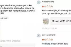 20 Testimoni 'kecewa' pelanggan online shop ini bikin tepuk jidat