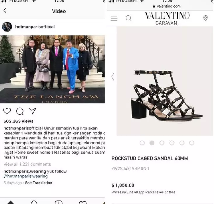 fashion item keluarga Hotman © 2021 brilio.net