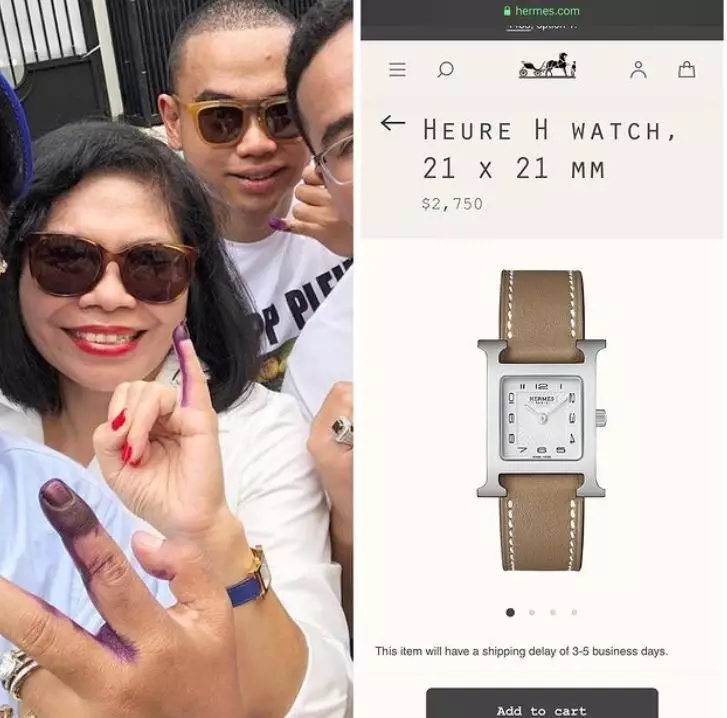 fashion item keluarga Hotman © 2021 brilio.net