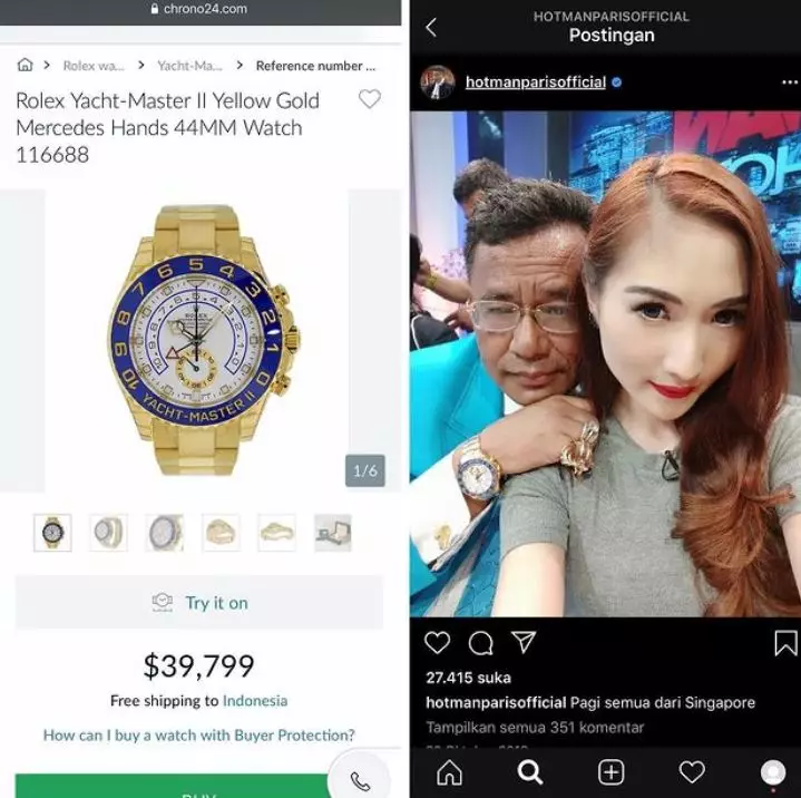 fashion item keluarga Hotman © 2021 brilio.net